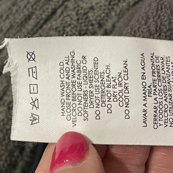 Spyder Cable Knit Sweater Jacket Women M Gray Fleece Lined Cabin Skiing Full Zip - Picture 11 of 13